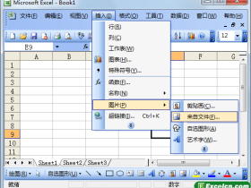Excel2003如何插入自选图形
