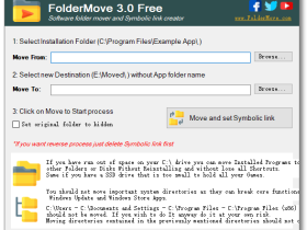 FolderMove-移动文件，释放C盘系统空间