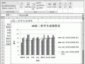 设置Excel2007图表区格式