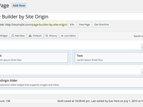 WordPress自定义页面布局的插件 – Page Builder by SiteOrigin