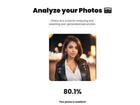 Photor AI:智能分析你的照片，帮你选出最美形象