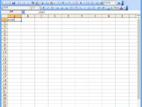 Excel2003输入公式和批注