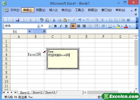Excel2003输入公式和批注第3张