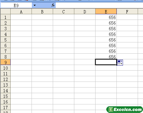 Excel2003中利用“自动求和”按钮进行求和第2张