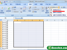 设置Excel单元格数据的有效性