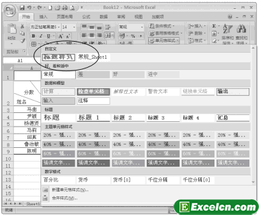 快速设置Excel2007单元格的格式第9张