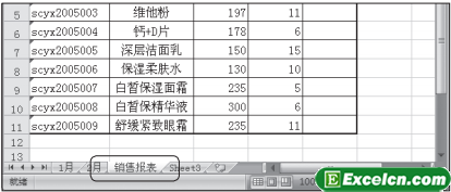 Excel2007中复制工作表第3张