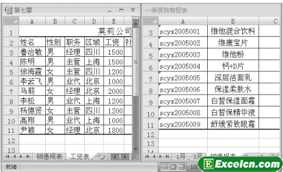 Excel2007中实现多窗口并排第3张