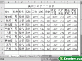 Excel2007中单条件自动筛选
