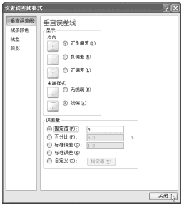 给Excel图表中的数据添加误差线第4张