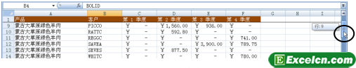 冻结Excel窗格功能第2张