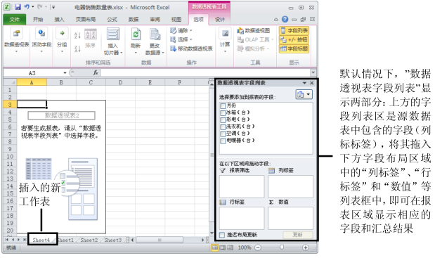 Excel2010中创建数据透视表第2张