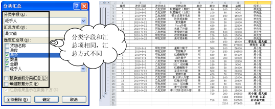 Excel分类汇总第3张