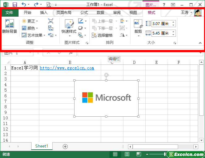 excel2013中的图片工具第2张