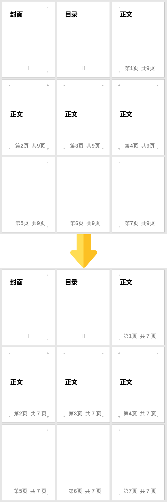 如何让页码从指定页开始，而不是第一页？第9张