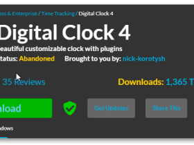 Digital Clock 4-免费实用的电脑桌面时钟软件
