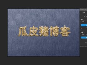 Realistic Embroidery（PS插件）-一键制作逼真刺绣缝合效果