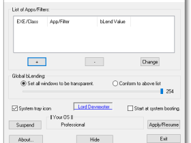 Blend-桌面增强工具，windows窗口半透明化