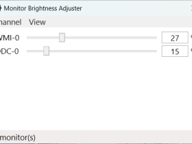Monitor Brightness Adjuster-显示器亮度调节工具