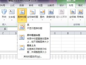 excel2010 图表怎么加入标题