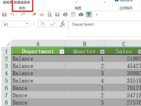 excel 2013创建数据透视表