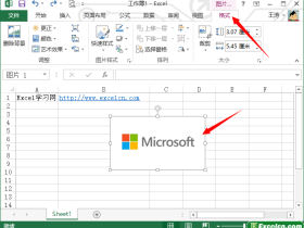 excel2013中的图片工具