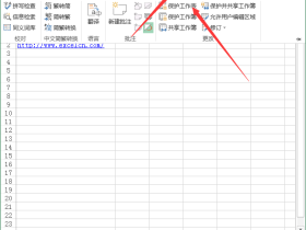 在excel2013中保护工作表的方法
