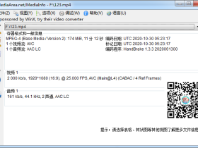 MediaInfo - 视频参数检测工具