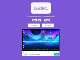巨应壁纸-免费、开源、轻量型的动态壁纸软件