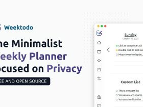 WeekToDo-创建极简每周计划和待办事项列表