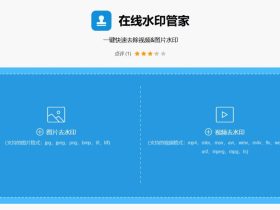 在线图片、视频去水印工具