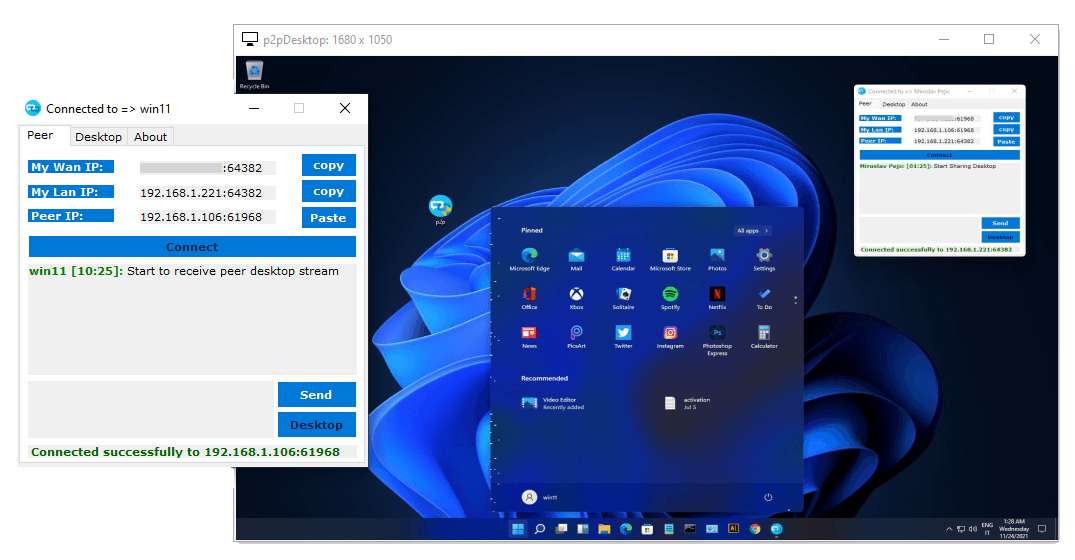 P2P Remote Desktop-免费开源远程桌面工具第1张-瓜皮猪博客-免费网络资源分享 P2P Remote Desktop-免费开源远程桌面工具