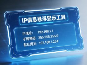 IP信息悬浮显示工具