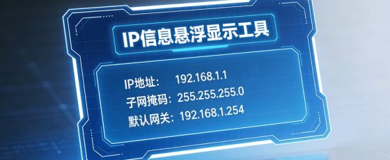 IP信息悬浮显示工具