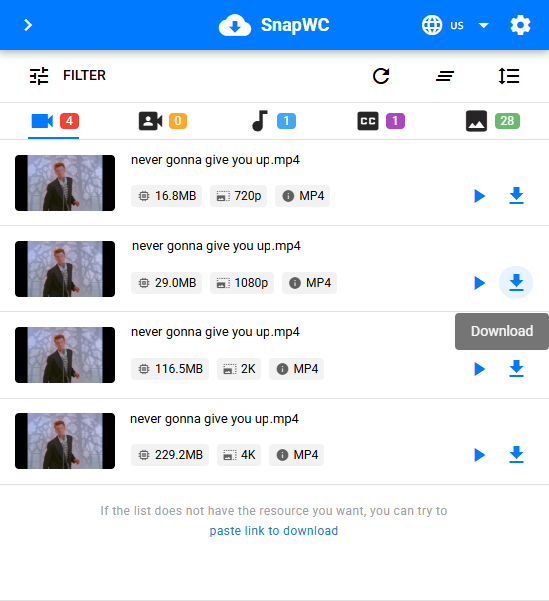 SnapWC浏览器插件-让你轻松下载全网视频、直播、字幕与图片第1张-瓜皮猪博客-免费网络资源分享 SnapWC浏览器插件-让你轻松下载全网视频、直播、字幕与图片