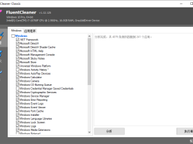 FluentCleaner-开源纯净无广告的Windows垃圾清理利器，完美替代新版CCleaner